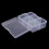 2X 6 Removable Plastic Storage Box Jewelry/Earring/Tools Container Organizer 6