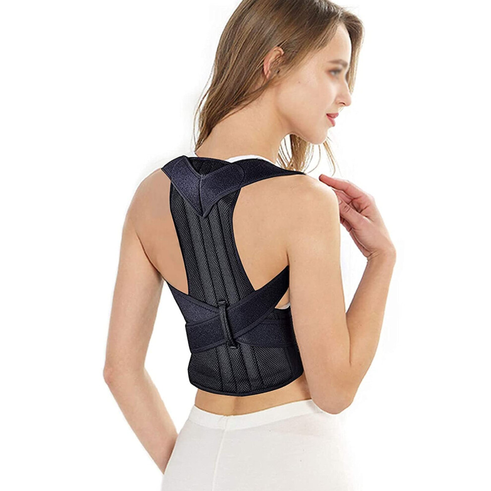 Adjustable Posture Corrector for Men and Women, Ergonomic Back Support Brace for Spine and Shoulder Alignment