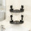 Triangular Shower Organiser Rack Suction Cup Storage Holder Wall 2