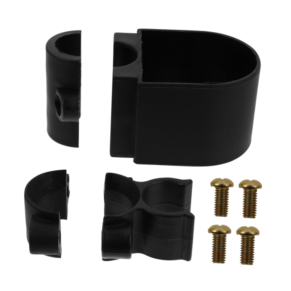 Durable Alloy Cane and Crutch Holder for Wheelchair and Walker Easy Frame Mount Secure Storage