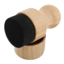Cutting Board Oil Applicator Set with Ergonomic Grip, Food Grade Wood Wax Tool with Easy Storage Lid