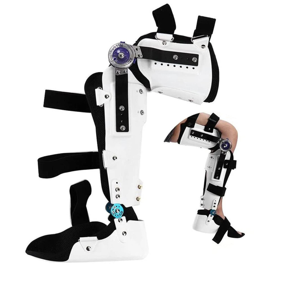 Knee Support Brace Right Large Adjustable Post Op Knee Immobilizer with Orthopedic Leg Stabilizer