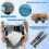 Transfer Belt for Elderly with Handles, Quick Release Buckle, AntiSlip Design, Adjustable Medium Green 5