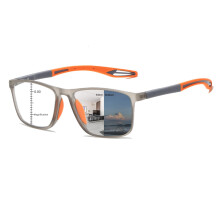 Photochromic Progressive Reading Glasses for Men and Women, Anti Blue Light Multifocus TR90 Frame 1.5