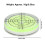 3Pcs Mini 32mm High Precision Bubble Levels for Horizontal Measurement 9