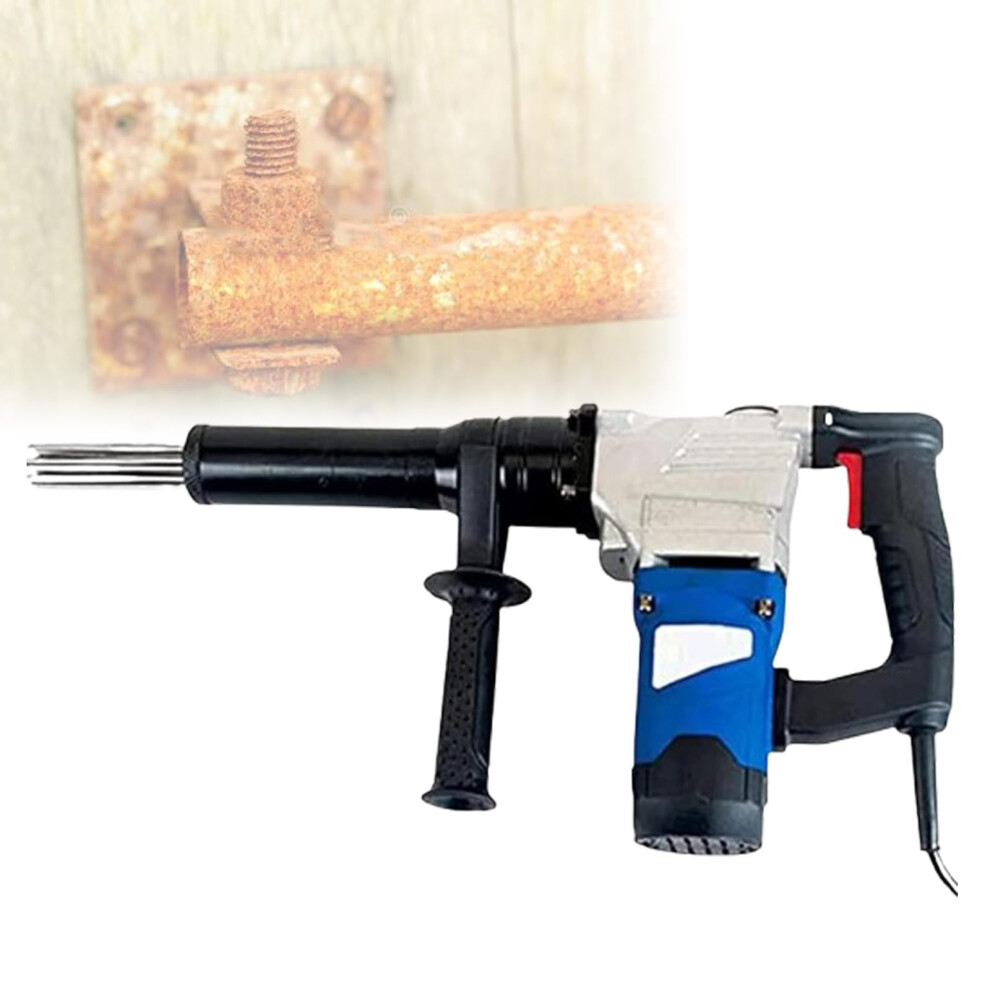 1100W Handheld Electric Needle Scaler Rust Removal Tool For Metal Surfaces Weld Slag And Paint 9092120110227