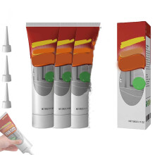 Mold Remover Gel Pack of 3, Deep Penetration Tile Grout Cleaner for Bathroom and Kitchen Stain Removal