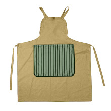 Tablier de cuisine multi-usage avec essuie-mains-Kaki foncé 2