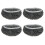 4PCS Plush Mop Replacement Pad Soft Refill Pad for-Dark Gray 2 1