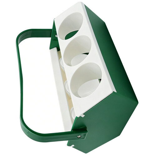 Planificateur utile de 6 bouteilles avec conservation de la-Vert