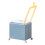 Practical Storage Crate With Handles And Top For Clothing-Blue 1