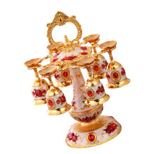 Premium Zinc Alloy Drinking Vessels With-Golden White and red