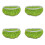 4PCS Plush Mop Pad Replacement Safe Mop Refill Pad for-Green 2 1