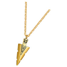 Fashion Geometrics Pet Memorial Necklace Memorial Family-gold