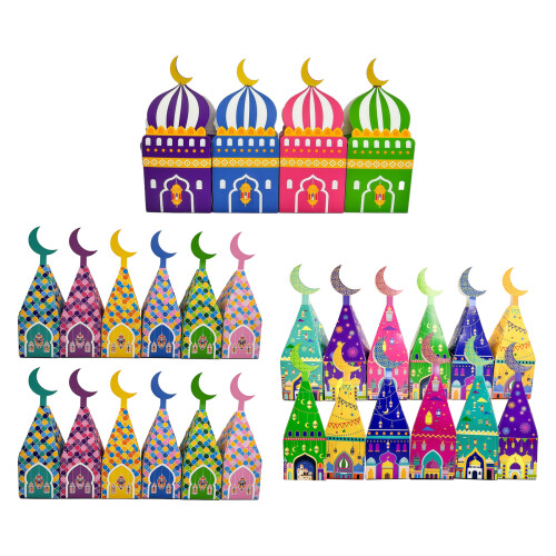 12Pcs Middle Eastern Party Treat Holder Mosque Shaped Candy-2 1