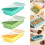 Space Saving Interlocking Tray Set For Refrigerator-Yellow 3