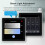 Tuya T3E Pro  Control Panel  Touchscreen Paneelschakelaar Zigbee Intelligent Home Wandschakelaar met Drukknop Wit 4