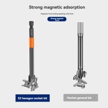 Impact Hex Heads Hex Key Bit Set (Metric & SAE),1/4inch Hex Shank Hex Drill Bit Set,Magnetic CNC Machined Tip,20pcs