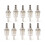10set SH+PH-20 Set 8mm Inner Diameter Pneumatic Plastic Steel Matte C-Type Self-Locking Quick Connectors 1