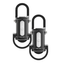 Lampe de Poche Lumilinks Lampe de Poche 3 en 1, Batterie Externe et Porte-Clés Noir
