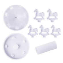 Stampo In Silicone per Colla di Cristallo, Stampo per Carosello, Ornamenti per Specchi, Decorazioni da Tavola, Stampo per Pendenti