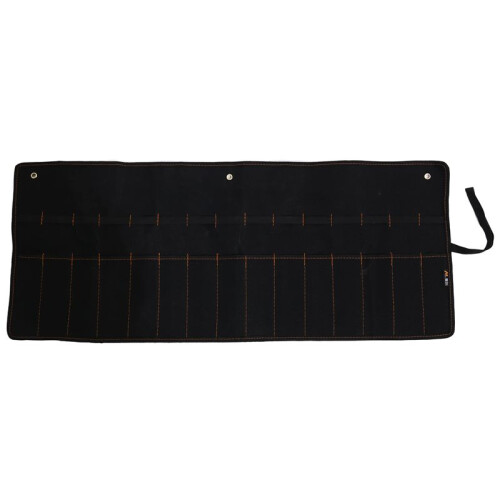 Chisel hanging bag Canvas Pocket Tool Roll Holder Wrench Pouch 15 Pockets for Knife Hammers Gouges Carpenter