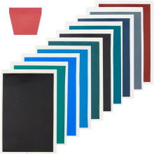 10 Sheets of Engraved Colored Paper with Friction Plate 0.3 mm Thick Engraving Marking Colored Paper for Ceramic Glass