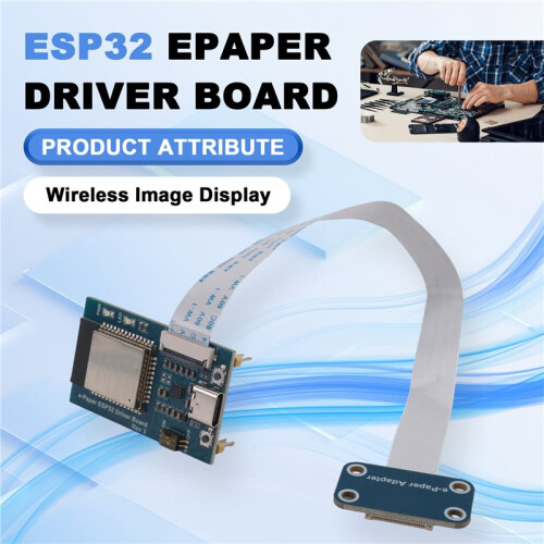 Scheda Driver e-Paper ESP32 Modulo Display e-Ink WiFi Modulo e-Paper Alimentato Wireless Compatibile con  SPI 1
