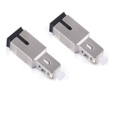 2 Szt. SC UPC Tłumik Światłowodowy Jednomodowy Światłowodowy Złącze Męskie do Żeńskiego 15DB Adapter