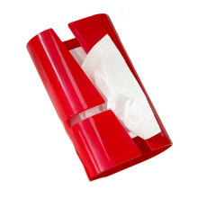 Distributeur inférieur antidérapant élégant de tissu-Rouge