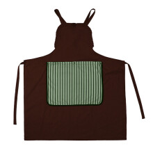 Tablier en coton de Style japonais avec serviette-Café 2