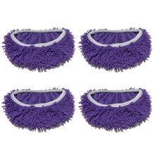 MultiSurface Plush Mop Replacement Pads 4PCS Highly-Purple 1