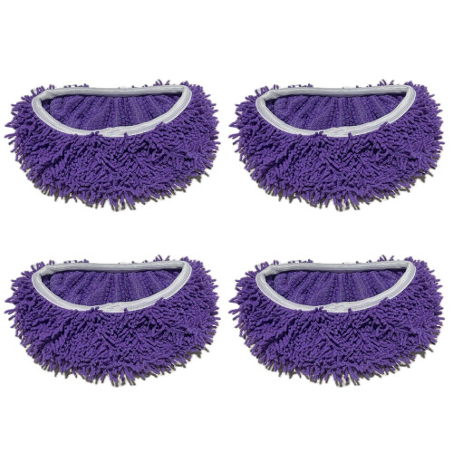 MultiSurface Plush Mop Replacement Pads 4PCS Highly-Purple 1