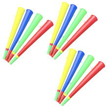 Cornes d'acclamation en plastique assorties, couleur vive, pour