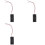 6pcs Black 2-Layers 4 X 1.5V AAA Battery Holder Case Box W Wire Leads 1