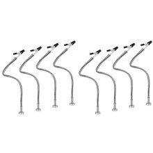 8pcs Magnetic Helping Hands Soldering Third Hand Tools Metal Flexible Gooseneck with Alligator Clips Welding Tool