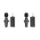2X K35 Pro Wireless Microphone Lavalier Noise Reduction 3.5mm AUX for Megaphones Amplifier Camera Computer Mobile Phone 1