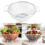 Panier utilitaire de cuisine, passoire en filet en maille-1 3