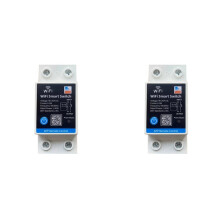 2X 63A Relais EWelink APP Fernbedienung Timer Din Rail 2P Funktioniert mit für Alexa//Salute