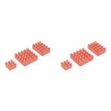 2X Dissipateur Thermique en Cuivre pour Orange Pi RV2, Refroidissement Passif, CPU, RAM, Radiateur pour RV2