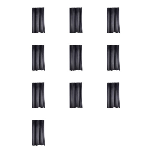 100Pcs Colle Adhésif Hot Melt 150X7Mm Noir