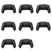 8X Bottom Back Shell Non-Slip Rear Housing Game Improvement Replacement Parts for PS5 Controller Black