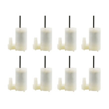 8pcs White Silent Submersible Pump for DC3V 5V for Computer Water Cooling USB Powered Vertical