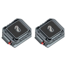 2X Kit de Fixation Rapide pour Appareil Photo Entièrement en Métal Arca pour Trépied Stabilisateur pour Zhiyun, Rail Coulissant, Fixation Rapide,