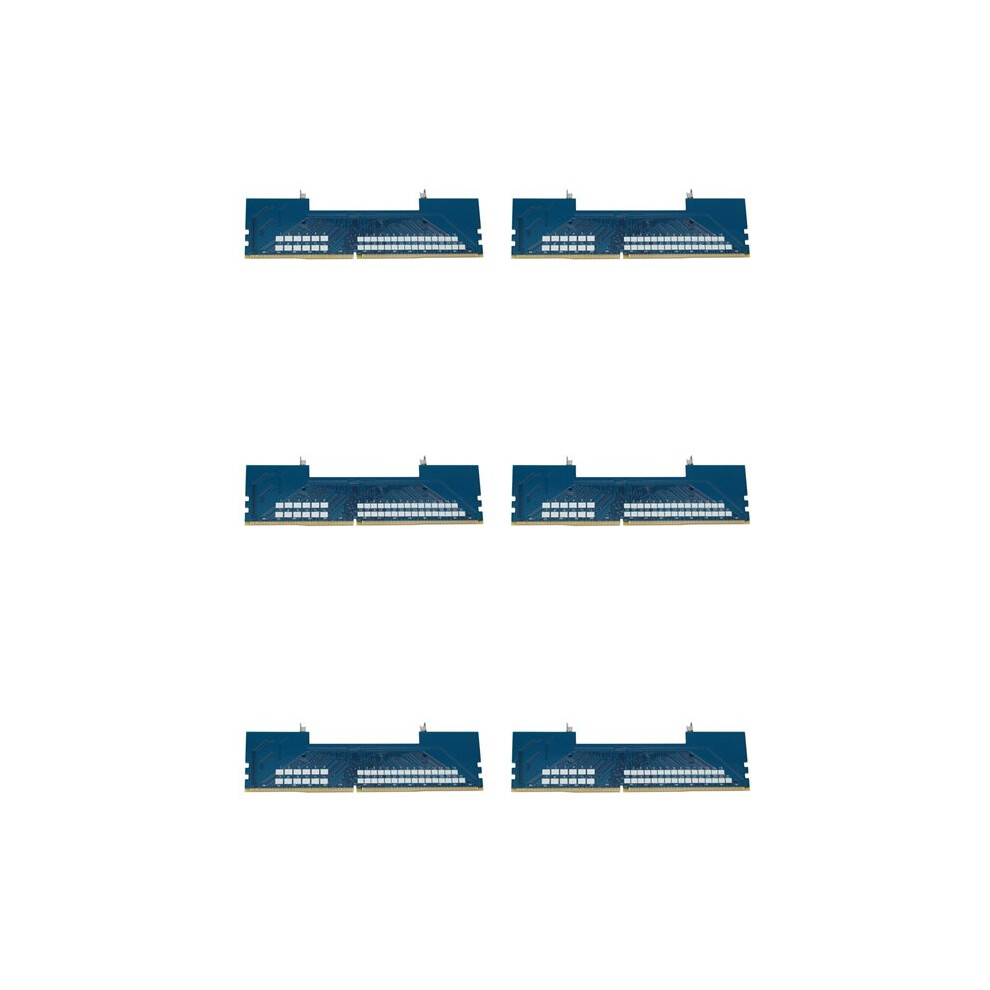 6X Professional Laptop Ddr4 So-Dimm To Desktop Dimm Memory Ram Connector Adapter Desktop Pc Memory Cards Converter 6031116589480