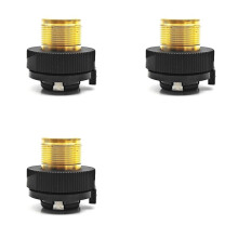 3X Gastankadapter CGA600 (1 Zoll-20 UNF) auf 220 G Butankartusche, Lötschweißen, MAPP-Propangasbrenner, Heizbrenneradapter