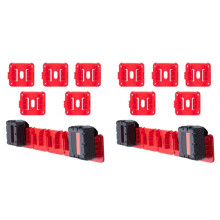 10PCS for M18 Battery Holder, 18V Lithium Battery Wall Mount Dock, Secure & Organized Battery Storage Solution