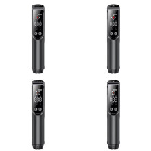 4X Berührungsloser Alkoholtester, Hochpräzisions-Alkoholtester mit Großem HD-Bildschirm, LED-Leuchtanzeige, Taschenlampenfunktion