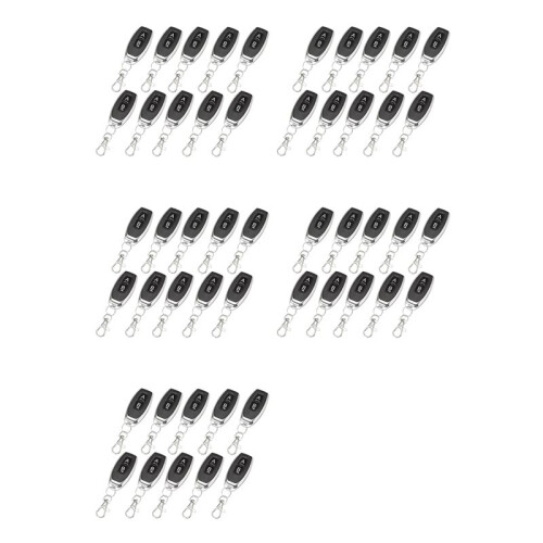 50x 433 MHz RF Remote Control, Learning Code EV1527 for Gate Garage Door Opener