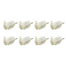 8 Stück Weiße, Leise -Tauchpumpe für DC3V 5V für Computer-Wasserkühlung, USB-Betrieben, Horizontal